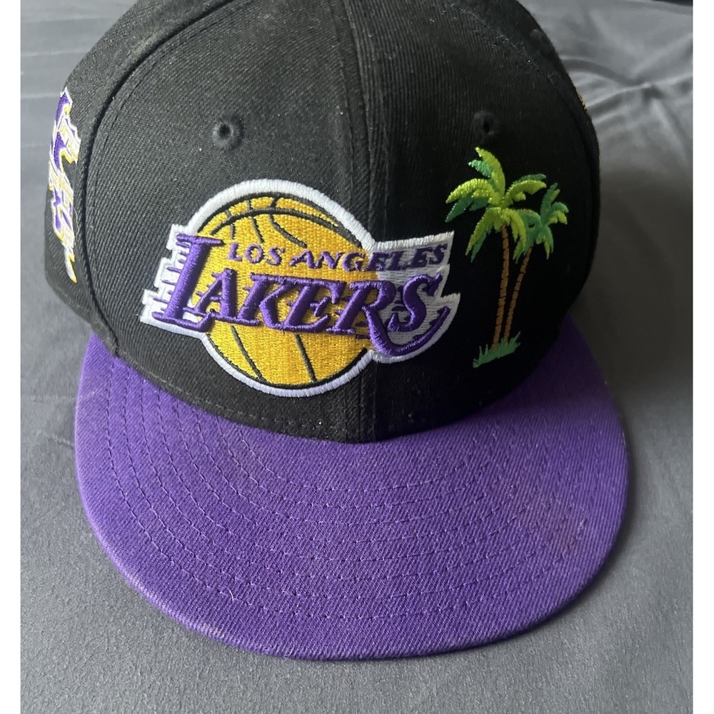 Los Angeles Lakers purple 9FIFTY Snapback Side Patch Hollywood California NBA H